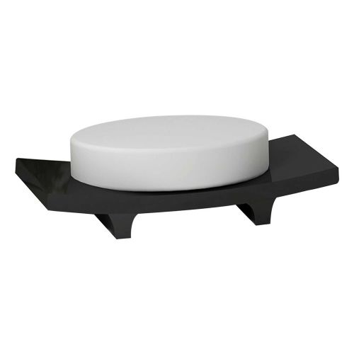 Resin Soap Dish, Black